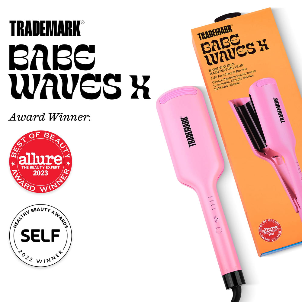 Babe Waves X 1.25 inch barrels create soft, beachy waves.