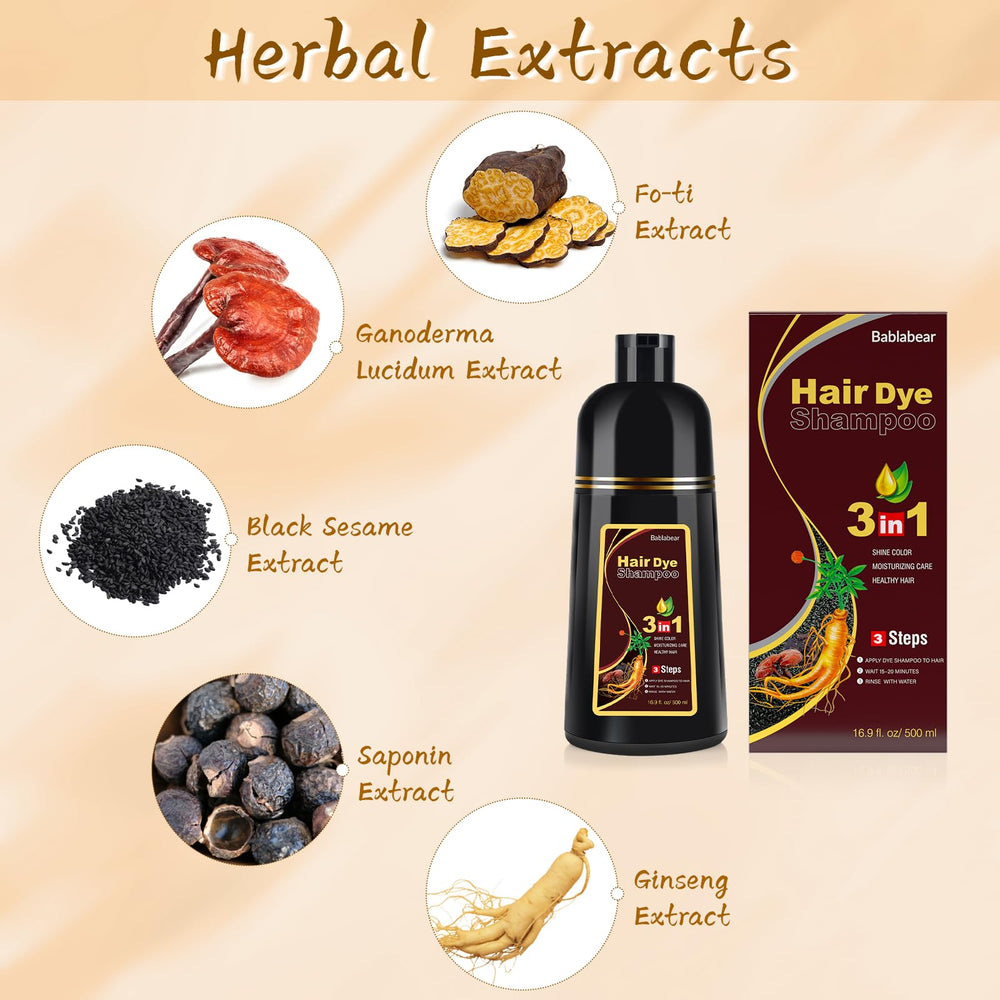 Bablabear gray hair coverage results show rejuvenated color and natural look.
