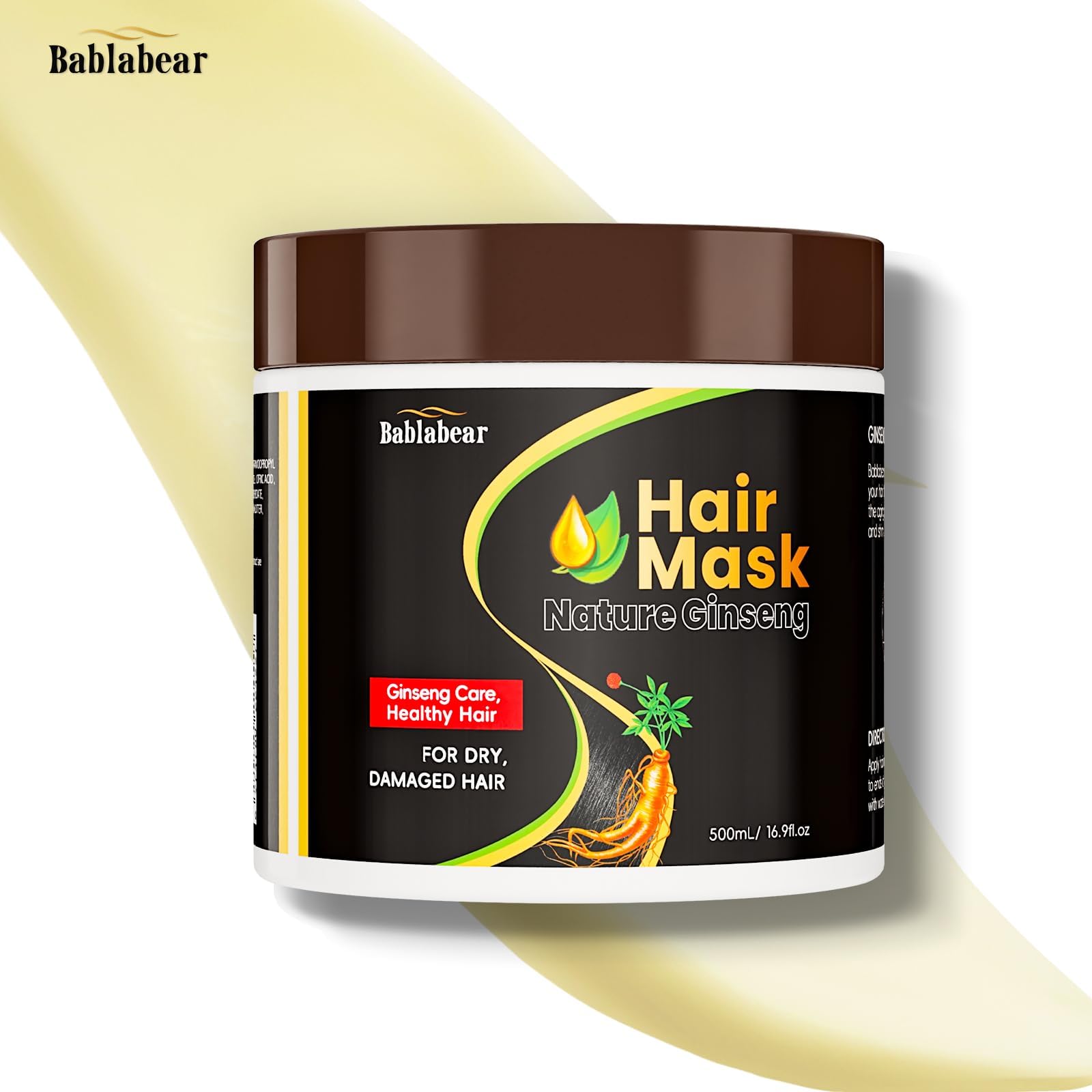 Bablabear Hair Mask suitable for color-treated hair maintaining vibrancy.