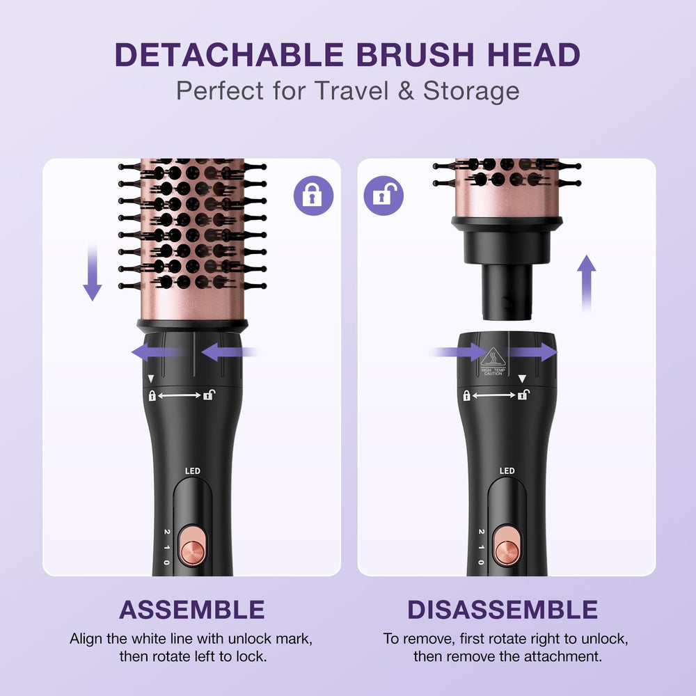 BABONIR 0.75-1 inch tapered wand shapes voluminous waves with smooth transition.