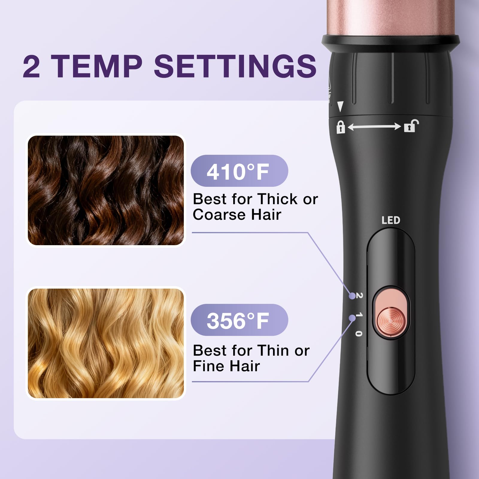 BABONIR 1.5-inch thermal brush adds fullness and natural volume to bangs.