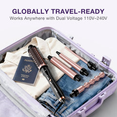 BABONIR 1-inch bubble wand creates soft curls with a compact, travel-friendly handle.