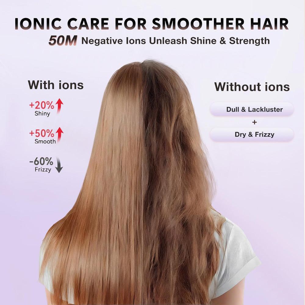 BABONIR Ionic Diffuser Hair Dryer concentrator-attachment for sleek, precise blowouts