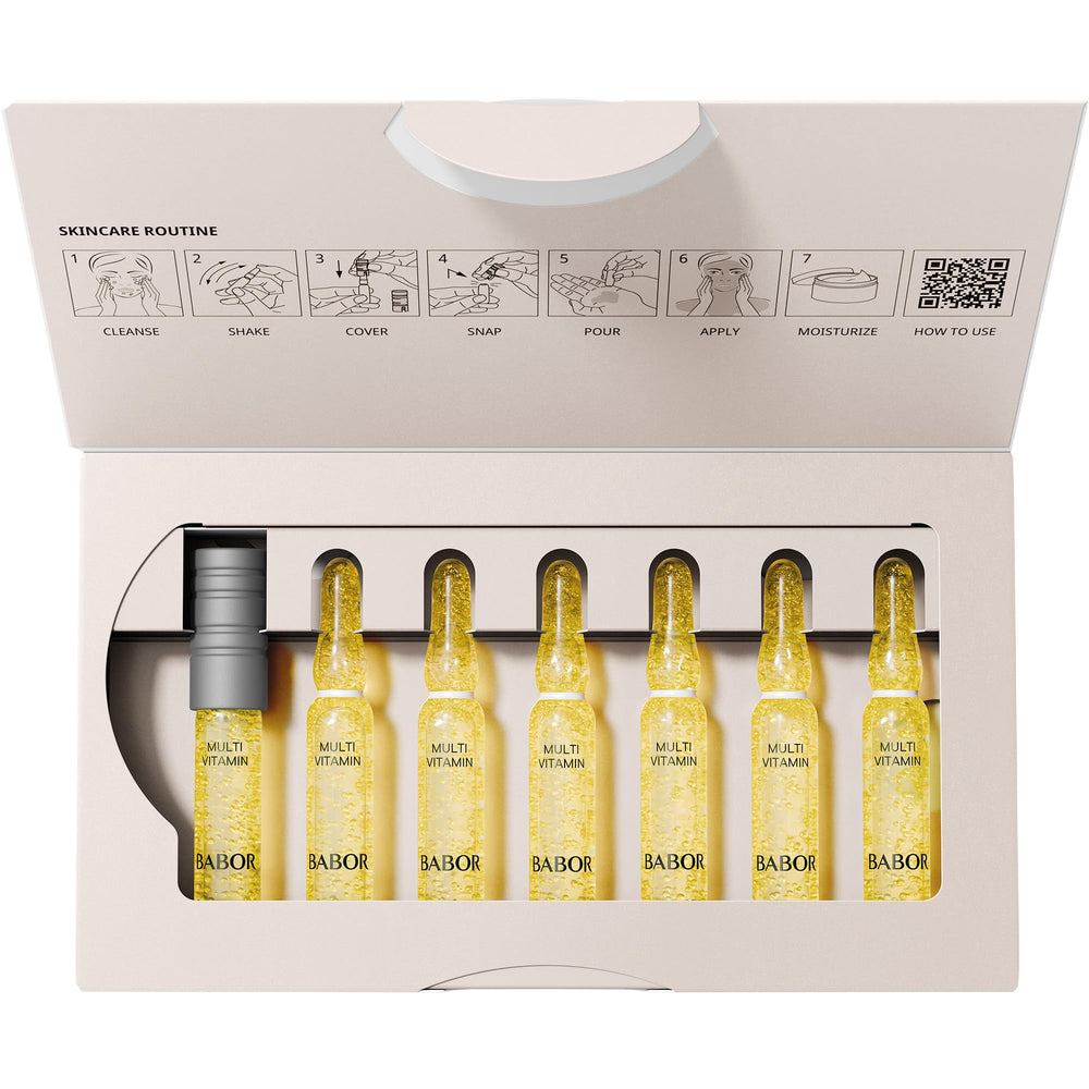 BABOR ampoule application routine demonstrates simple daily layering