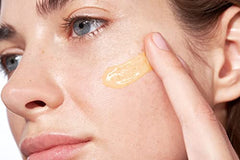 BABOR ampoule close up with vitamin A and E labels visible