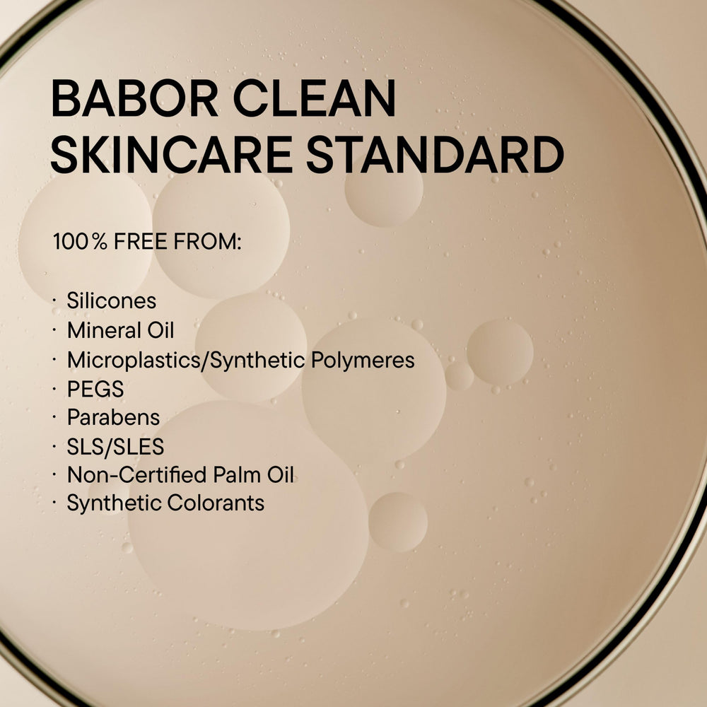BABOR HY-ÖL cleanser emulsion ready to rinse away impurities for smooth skin.