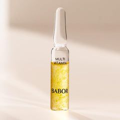 BABOR seven treatment kit close up emphasizing compact ampoules
