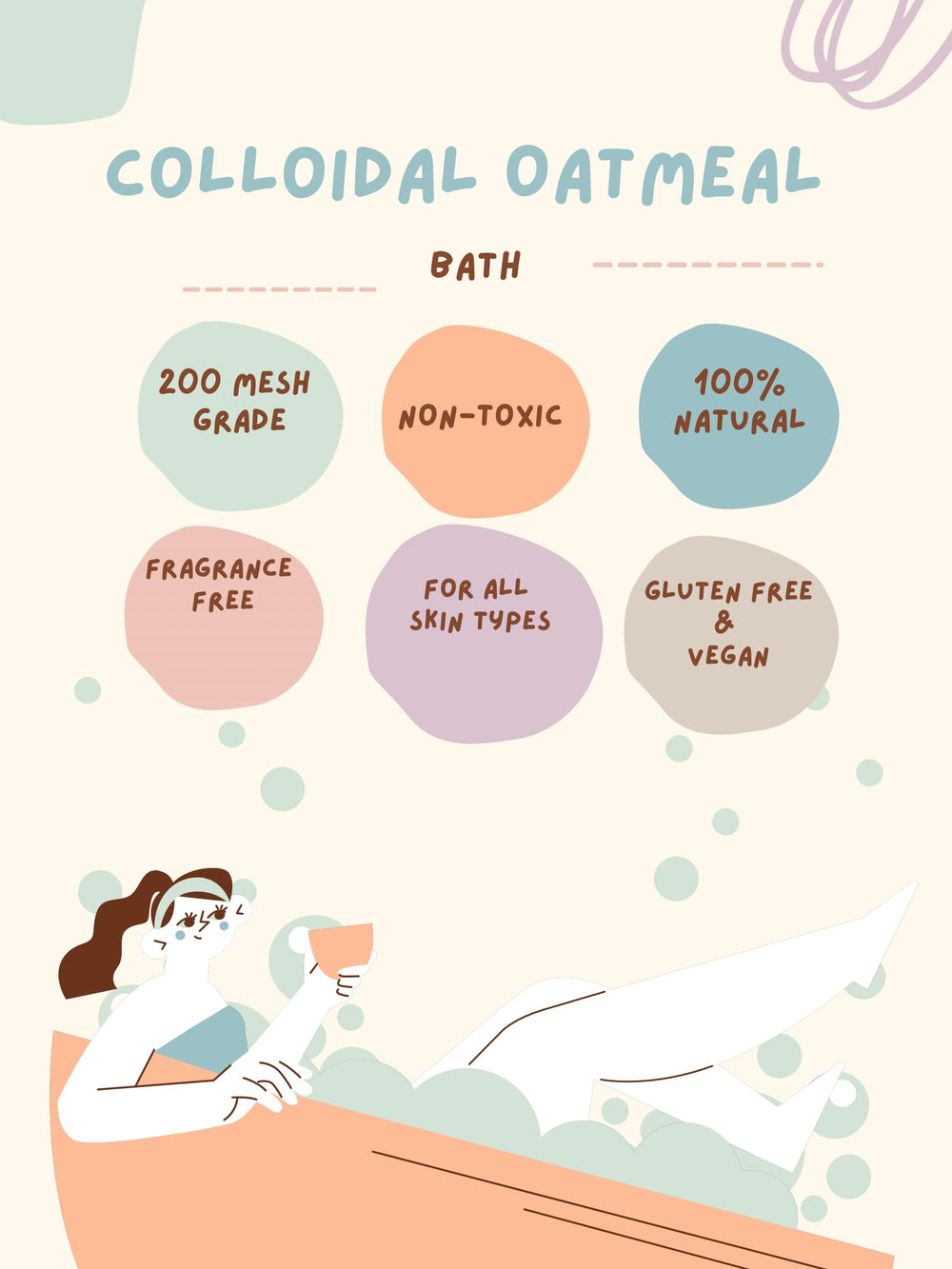 Baby Shea Colloidal Oatmeal Powder for DIY skincare projects
