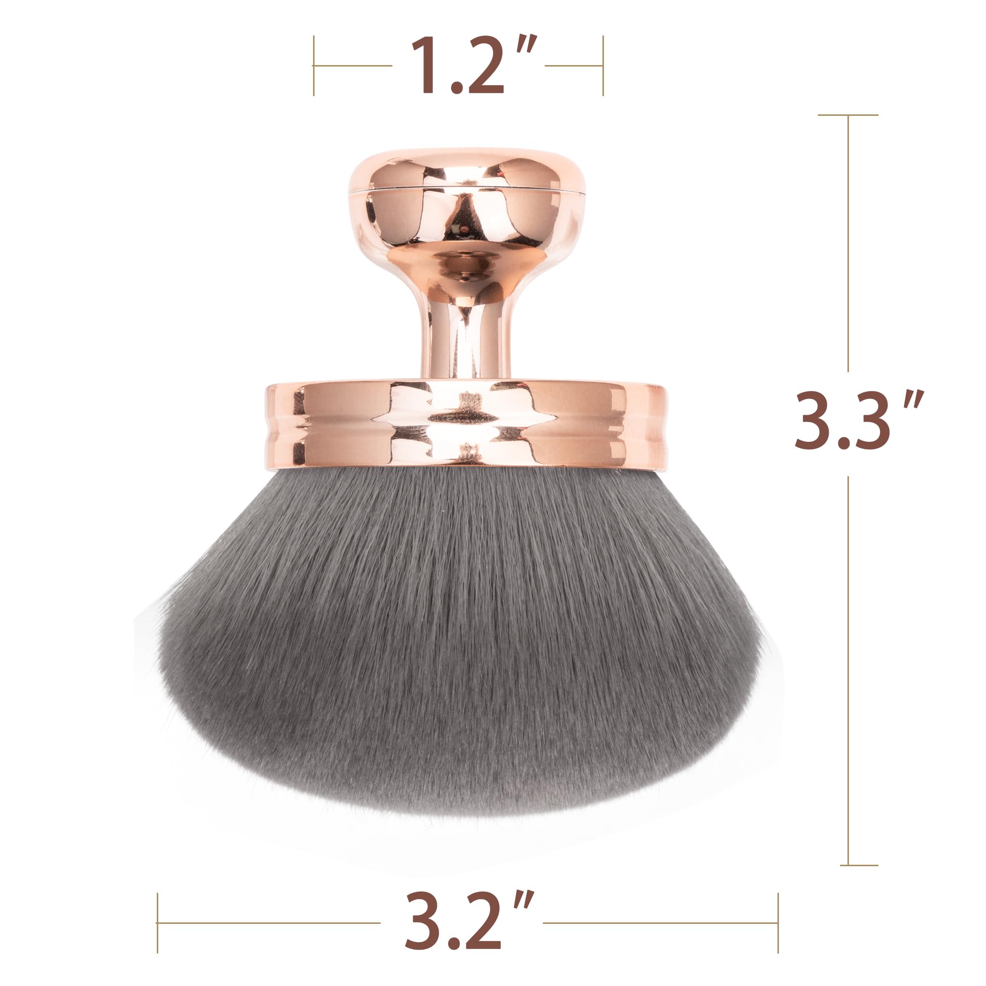 BABYSHEEP 3.3-inch round head delivers quick, even self-tanner coverage