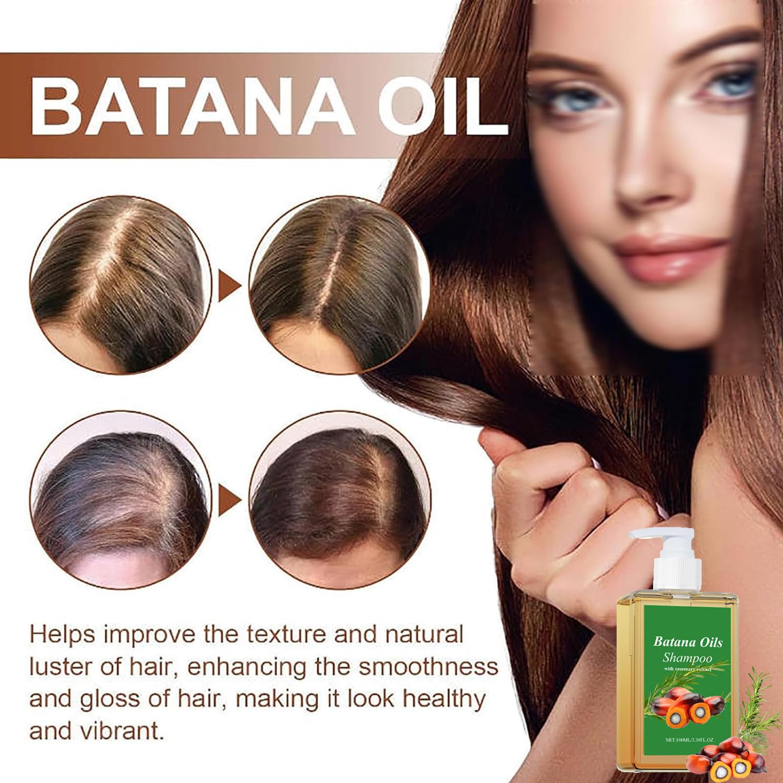 BACIOKIS Batana Oil Shampoo texture-application shows creamy lather for easy scalp massage.