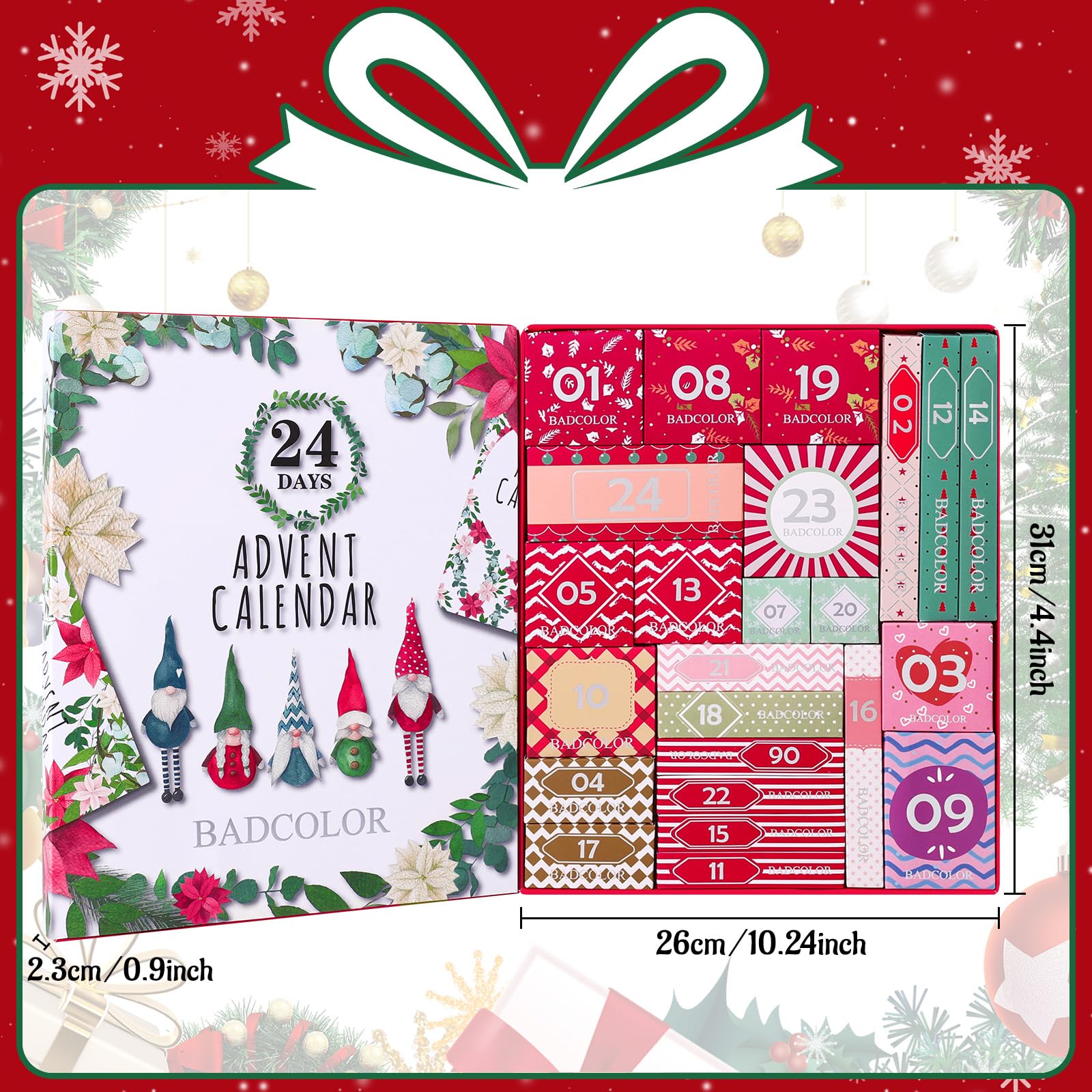 Badcolor holiday gift box ready for gifting and celebrations.