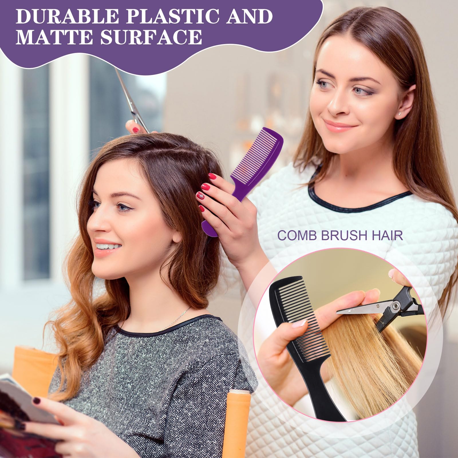 Baderke combs used in gym or hotel settings for neat grooming.