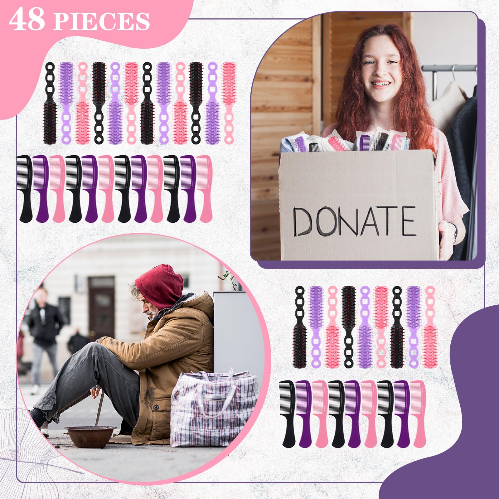 Baderke individually wrapped brushes promote hygiene and easy charity distribution.
