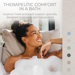 BADESOFA Luxury Bath Pillow M neck rest supports shoulders for a relaxing soak