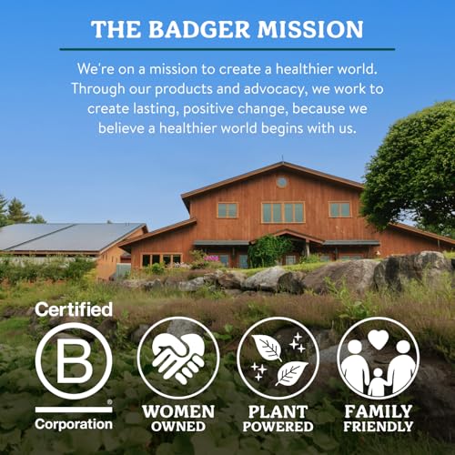 Badger 50% PCR tubes illustrate sustainable packaging and reduced plastic.