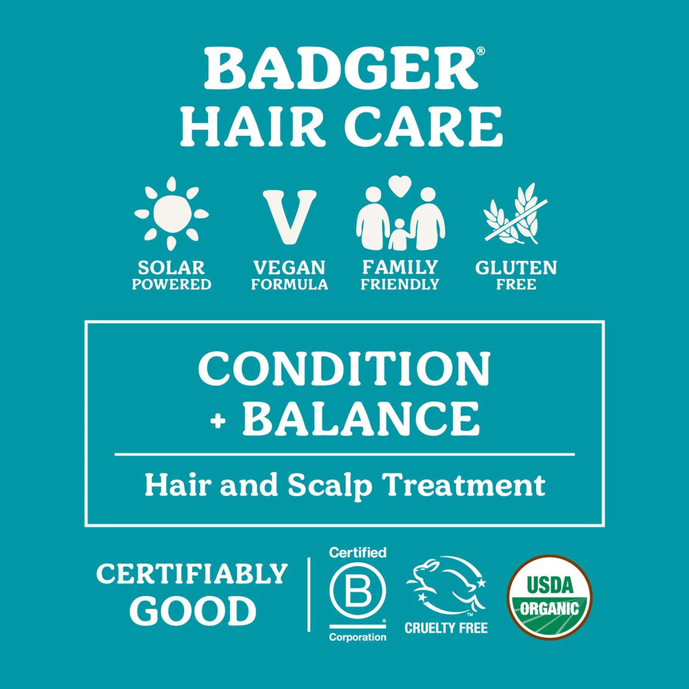 Badger Argan Hair Oil is vegan, cruelty-free, and sustainably produced in the USA.