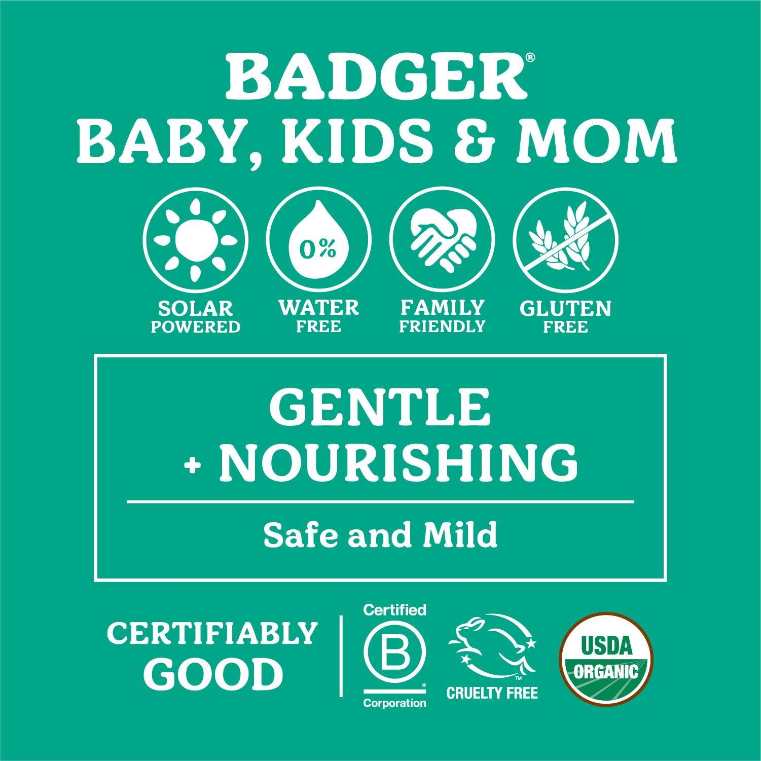 Eco-friendly packaging and solar-powered production for Badger Belly Butter.