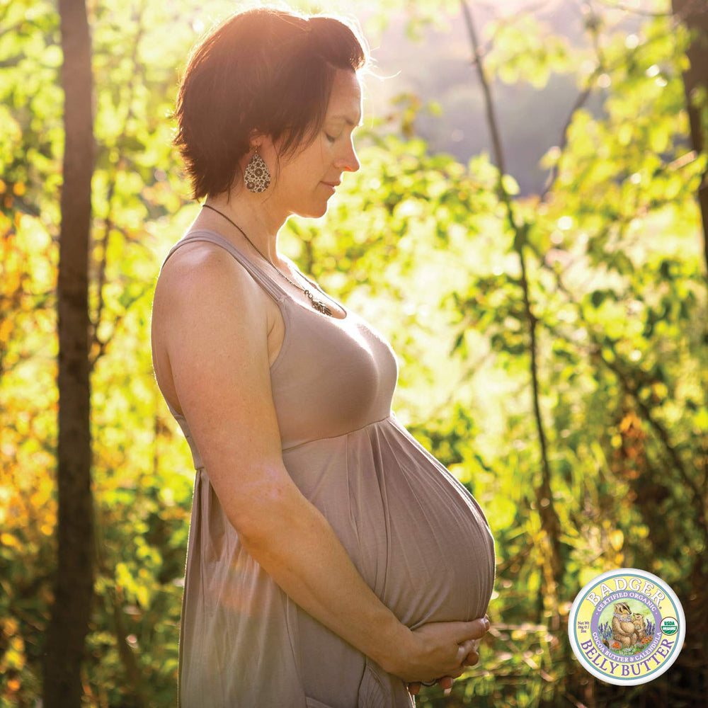Gift-ready packaging suitable for expecting moms or baby showers.
