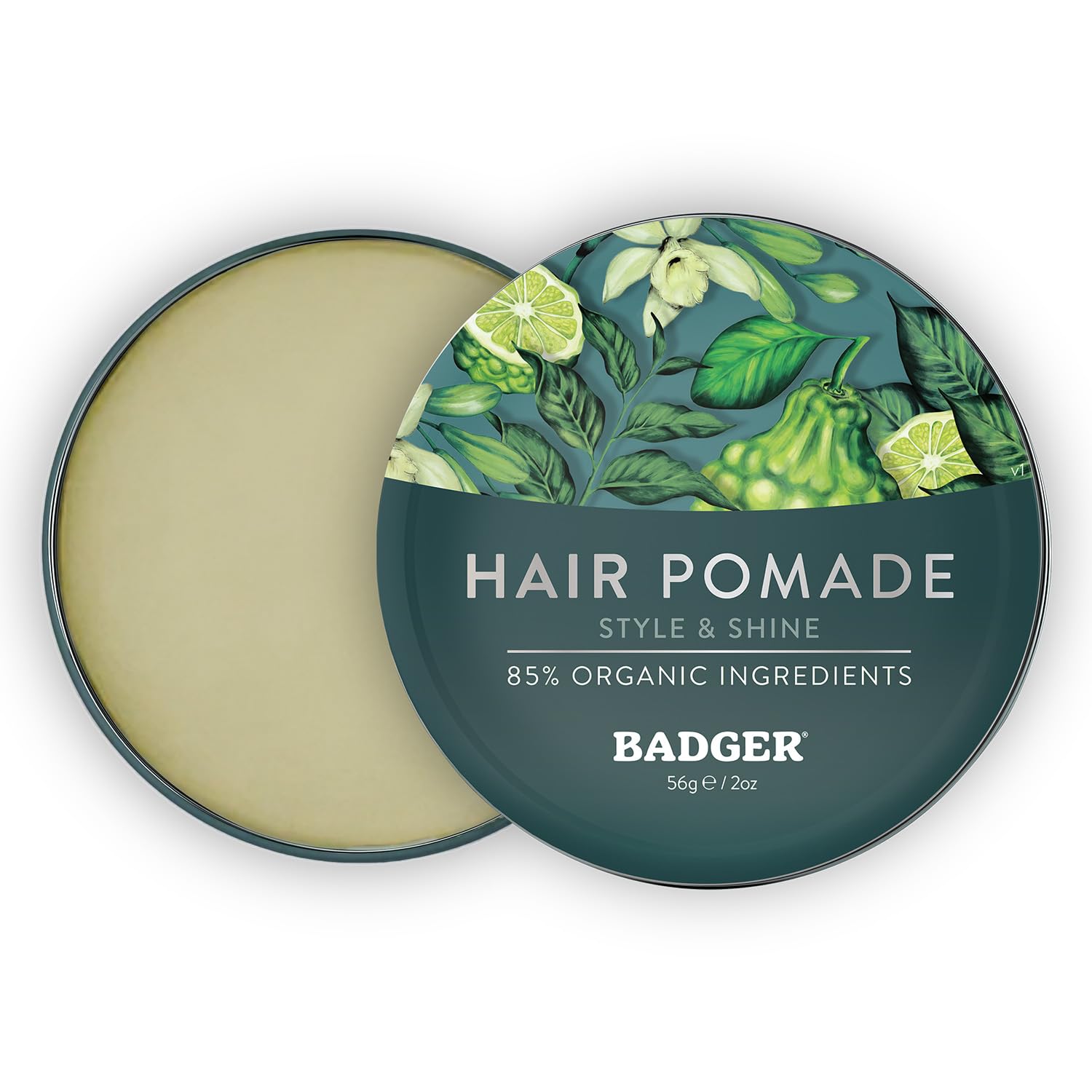Badger Hair Pomade USA-made emphasizes family-run production powered by solar energy.