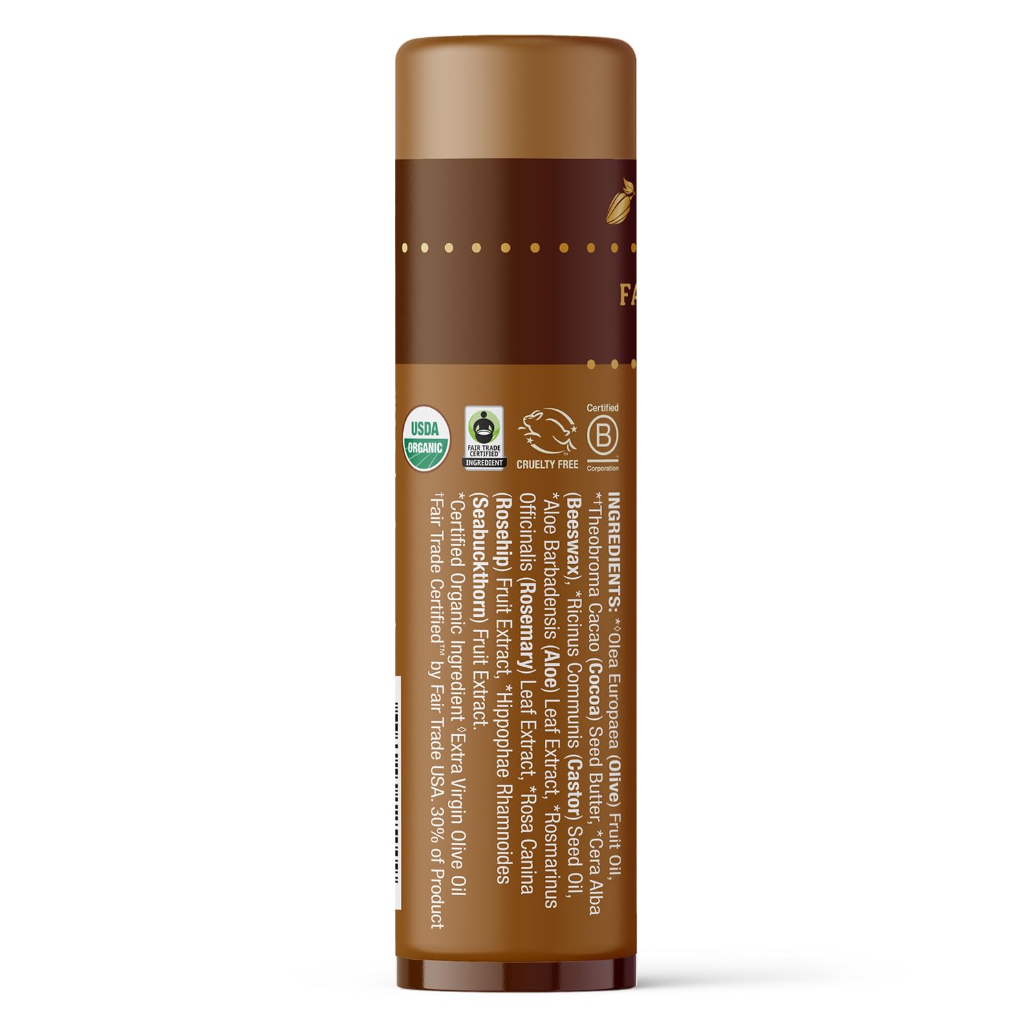 Badger lip balm stick being applied on lips for smooth moisture