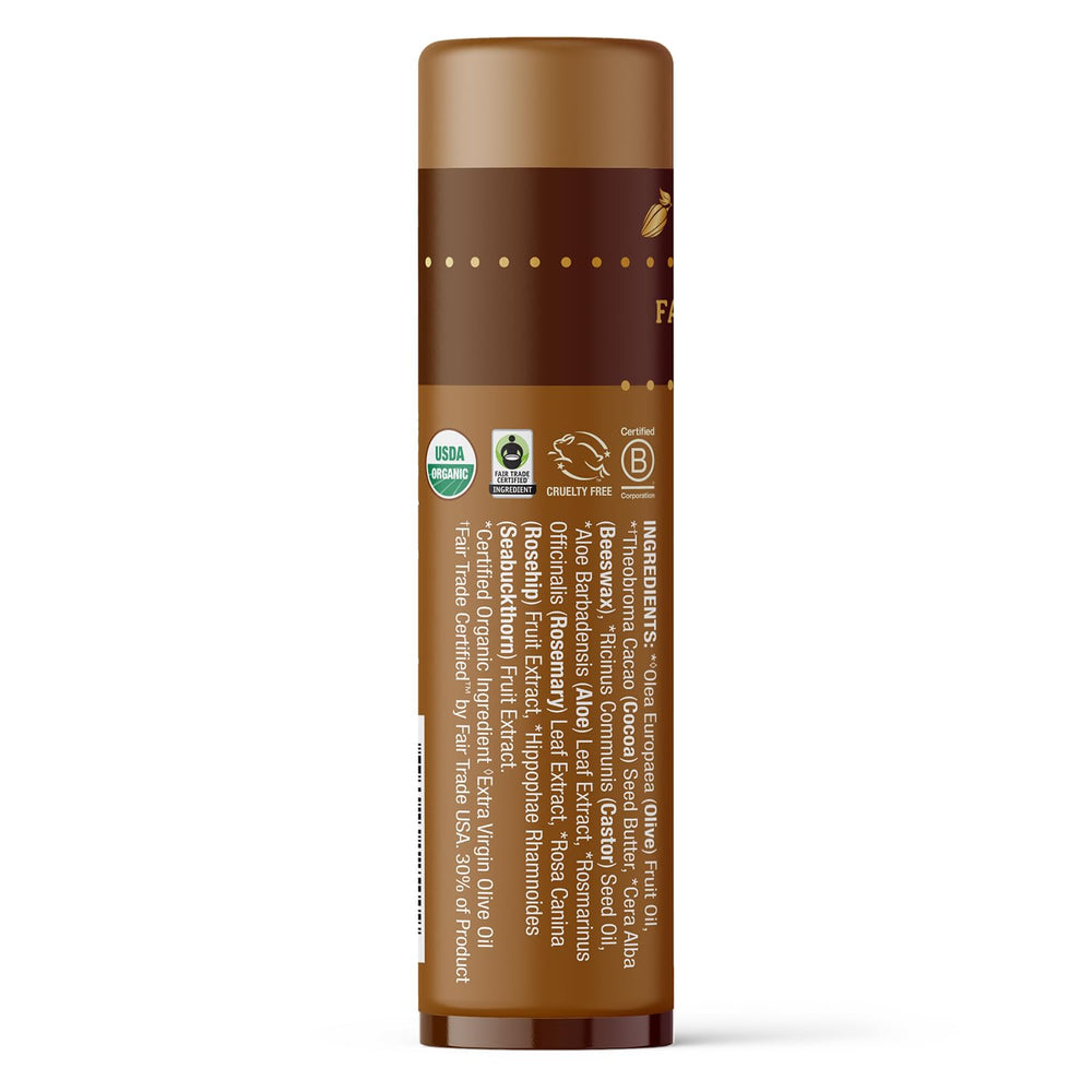 Badger lip balm stick being applied on lips for smooth moisture