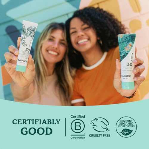 Badger Travel-friendly sunscreen shown as TSA-approved for easy packing.