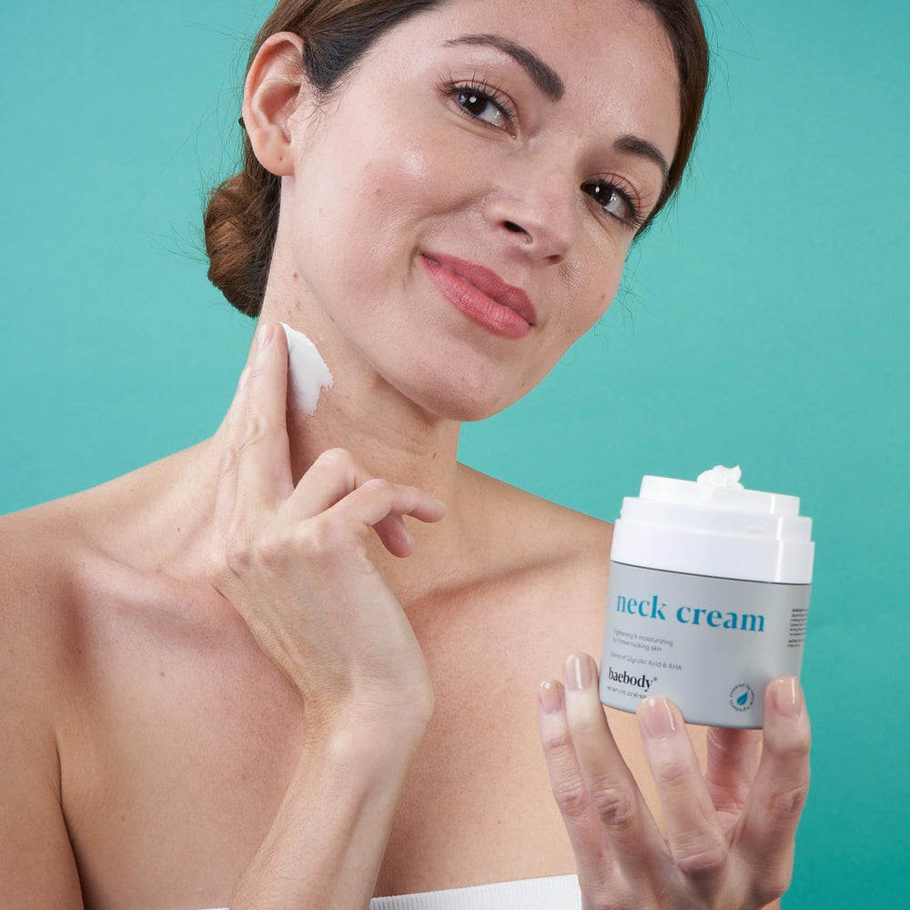 Baebody neck cream is cruelty-free and paraben-free.