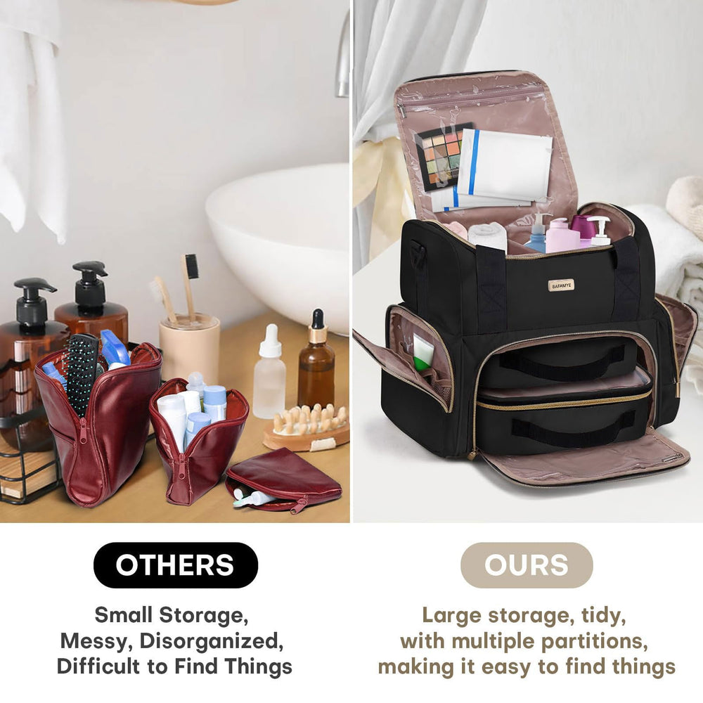 BAFAMYE case offers multiple carrying options for versatile travel.