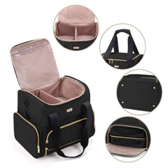 BAFAMYE travel bag with mesh pockets keeps small items upright and organized.