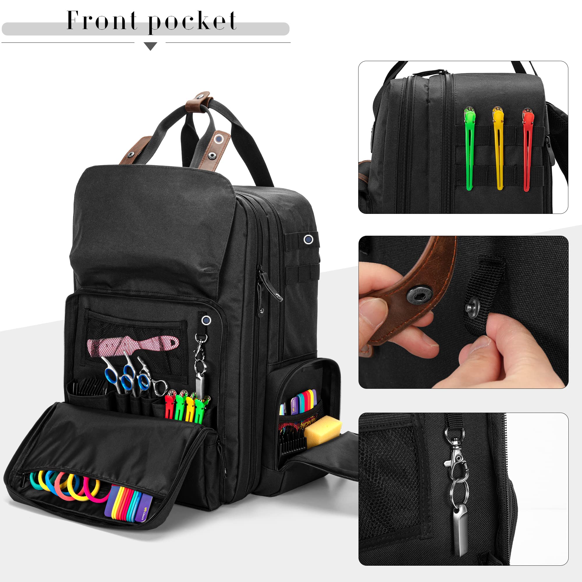 BAFASO breathable padded back panel and straps enhance comfort during daily trips.