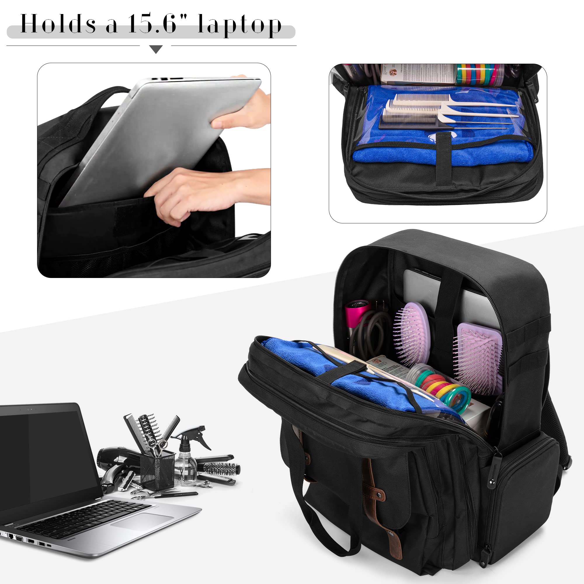 BAFASO laptop sleeve fits up to 15.6 inches for work on the move.