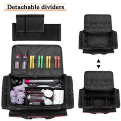 BAFASO hairdresser bag front pouches secure scissors and combs.