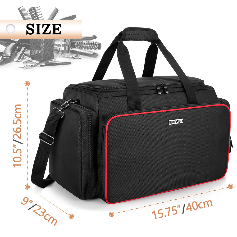 BAFASO hairdresser bag with adjustable shoulder strap for travel.