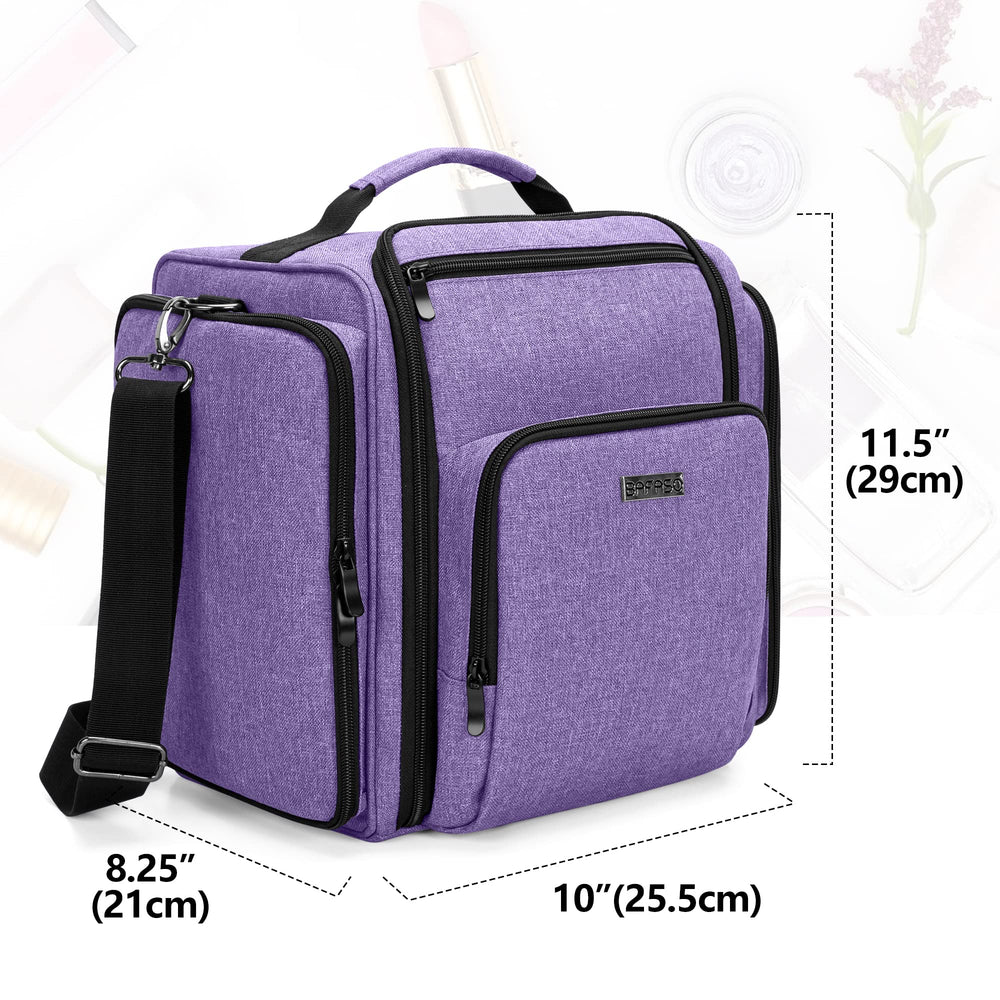 BAFASO makeup bag dimensions reveal roomy capacity in a compact silhouette