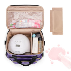 BAFASO nail polish organizer detachable divider enables flexible layout.
