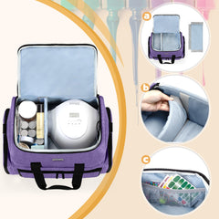 BAFASO nail polish organizer lower storage shows 80-bottle capacity for 15ml bottles.
