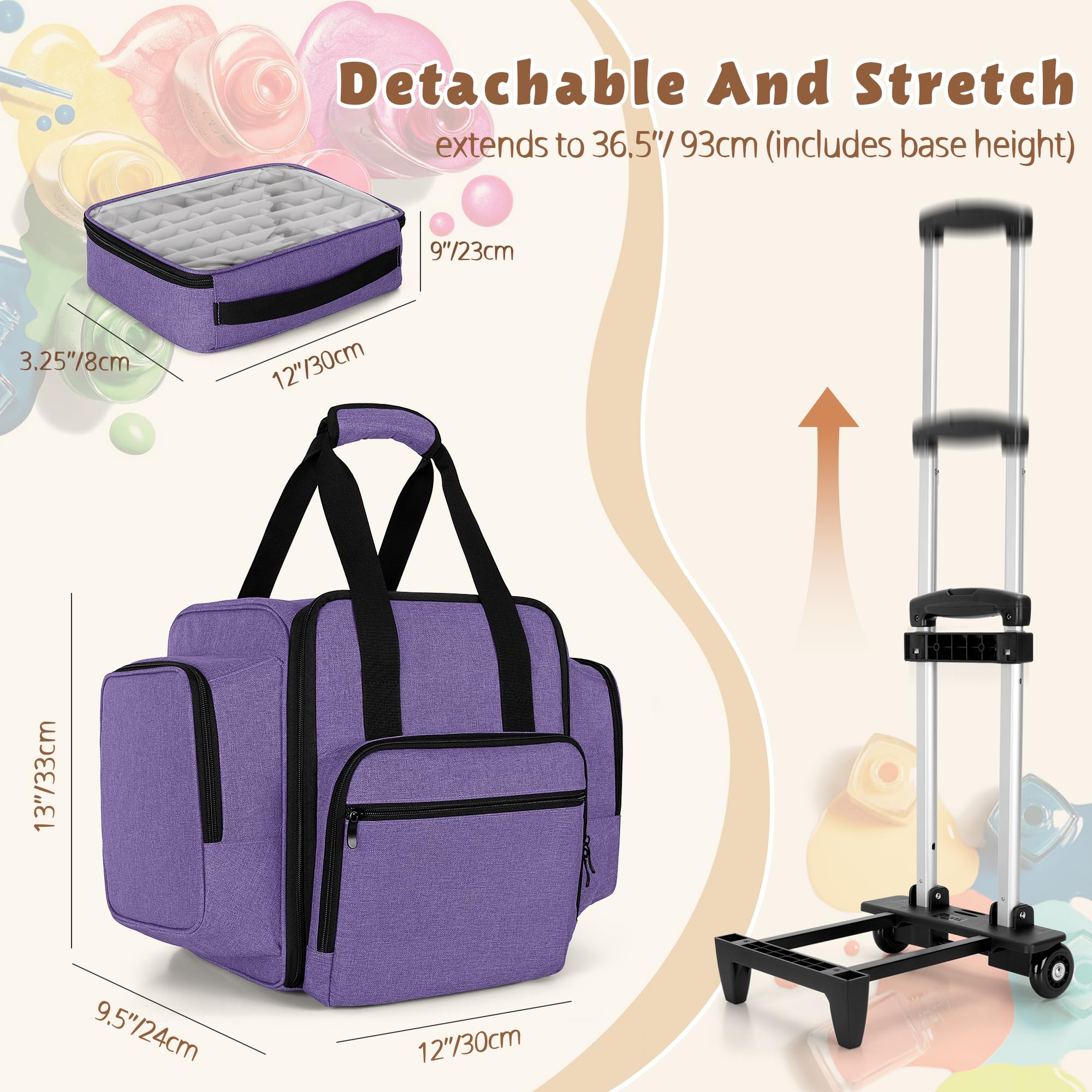 BAFASO detachable dolly enables easy transportation on wheels