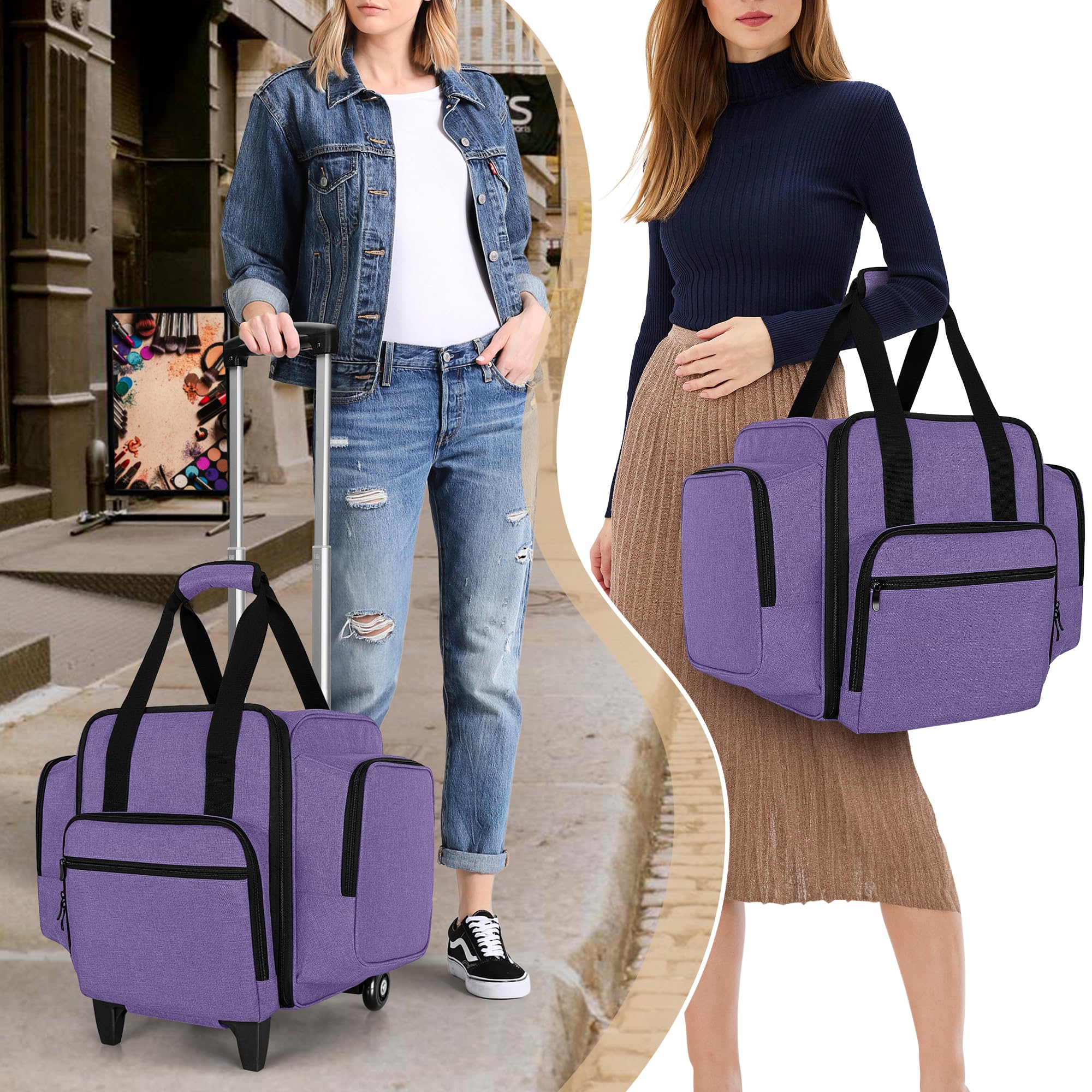 BAFASO travel-ready setup demonstrates portable nail polish organization