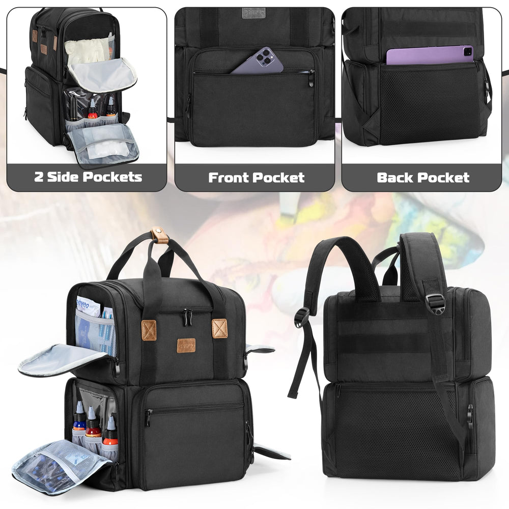 BAFASO tattoo backpack adjustable shoulder straps deliver comfortable all-day carry