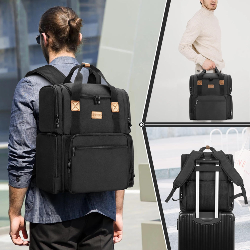 BAFASO tattoo backpack three carry options for versatile travel and gigs