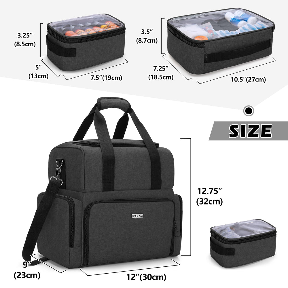 BAFASO large tattoo case back trolley sleeve enhances travel convenience.