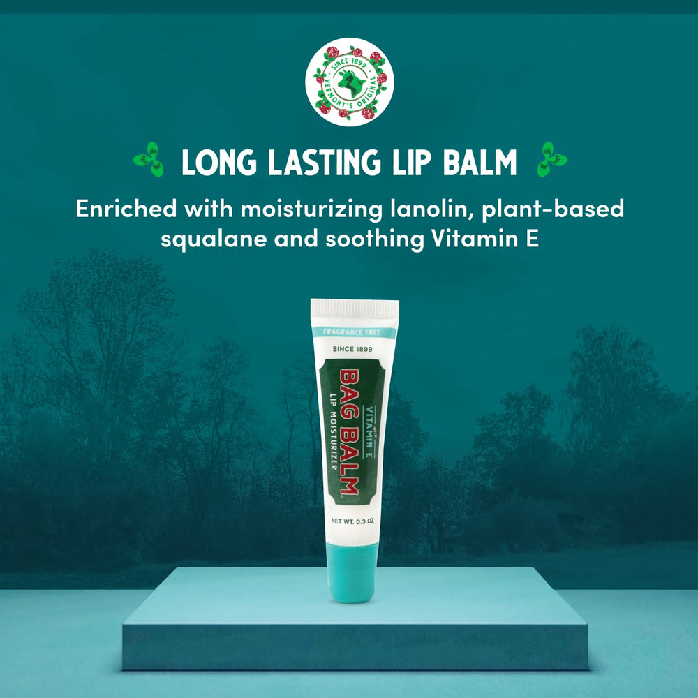 Bag Balm fragrance-free lip balm pack of 4 for on-the-go lip care
