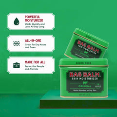 Bag Balm for rough skin on pets' paws providing hydration