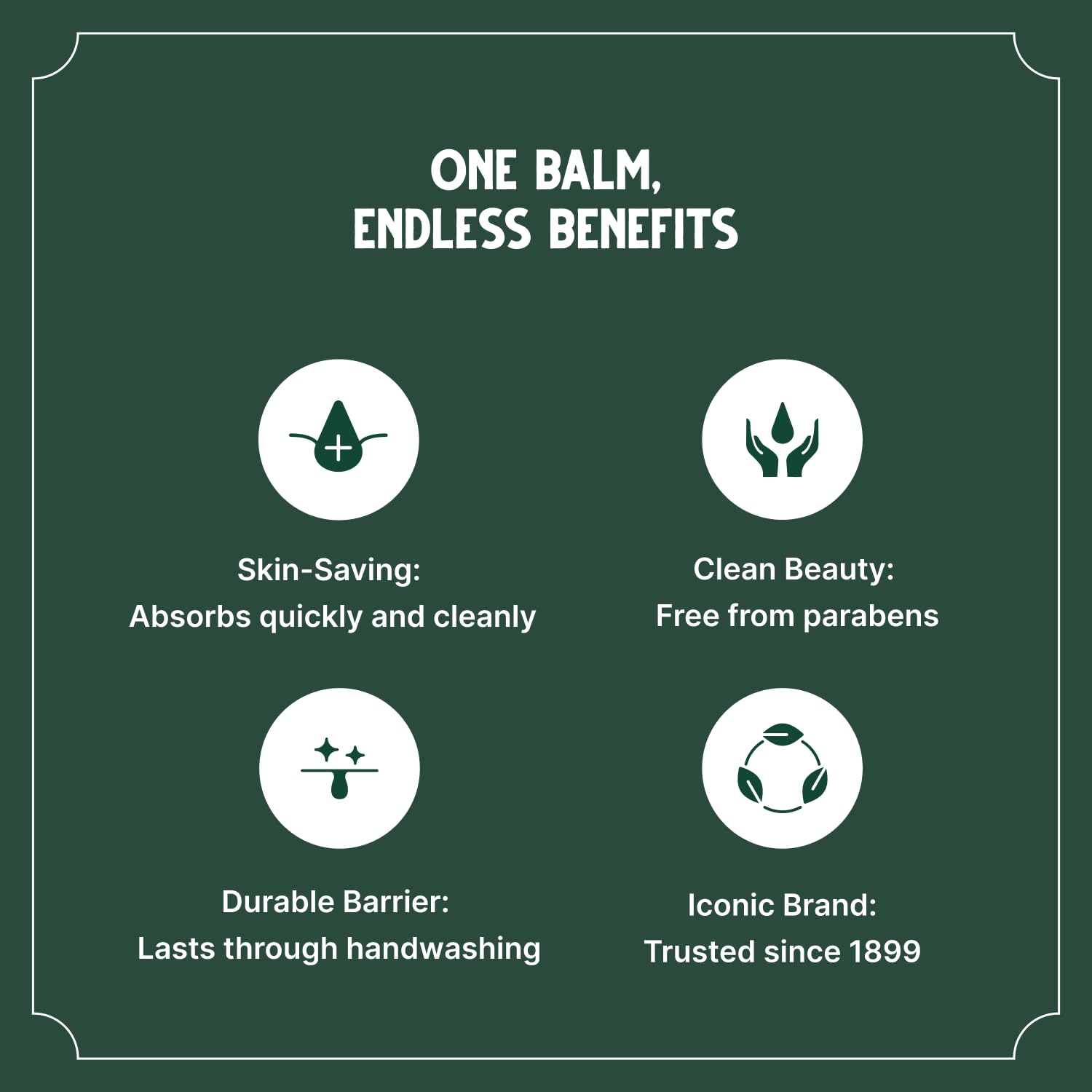 Bag Balm Vermont-made heritage highlighting time-tested hand care.