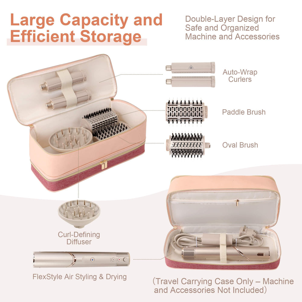 BAGCRAZY compatible with Dyson and Shark hair tools for flexible use.