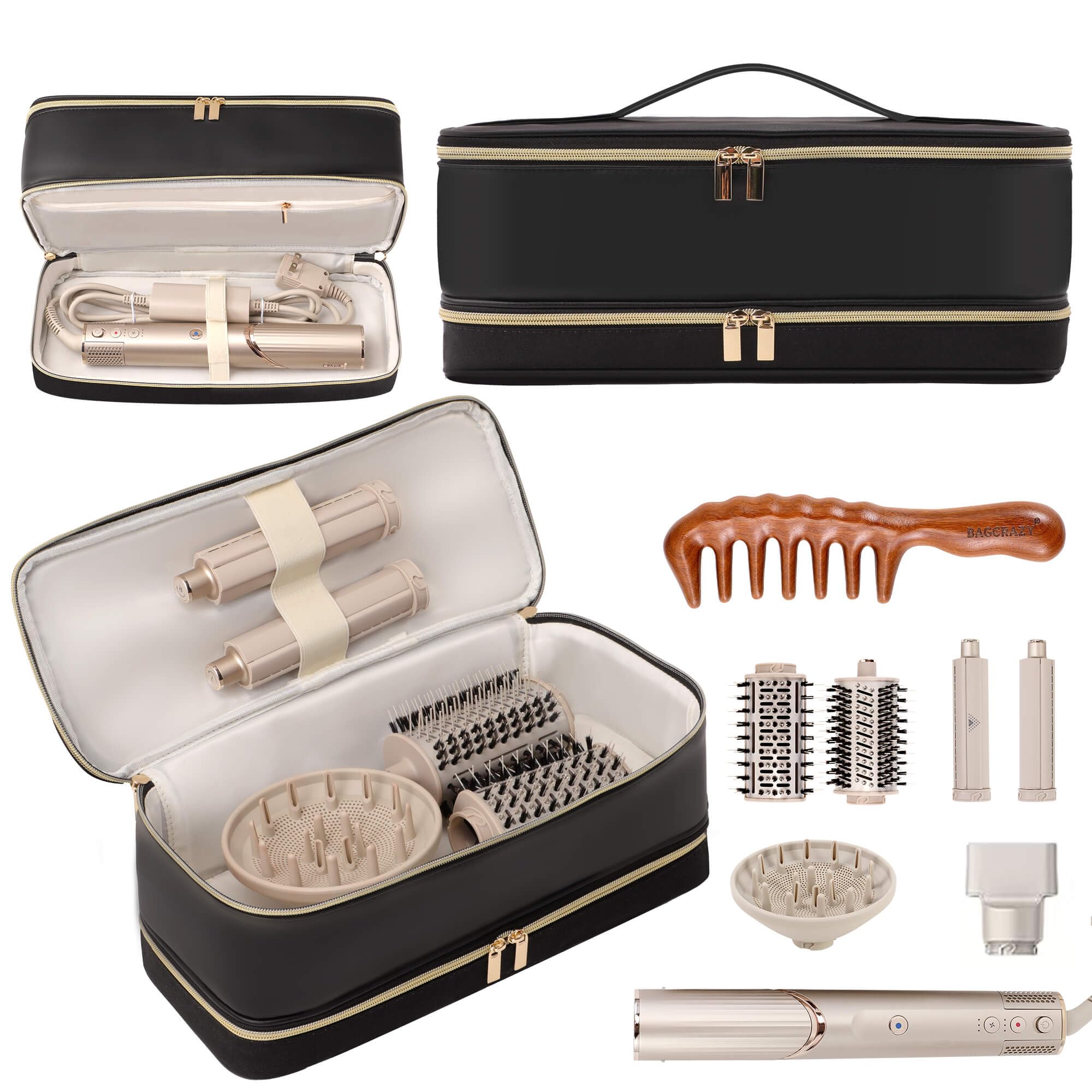 BAGCRAZY Dyson Shark FlexStyle travel case closed for secure storage