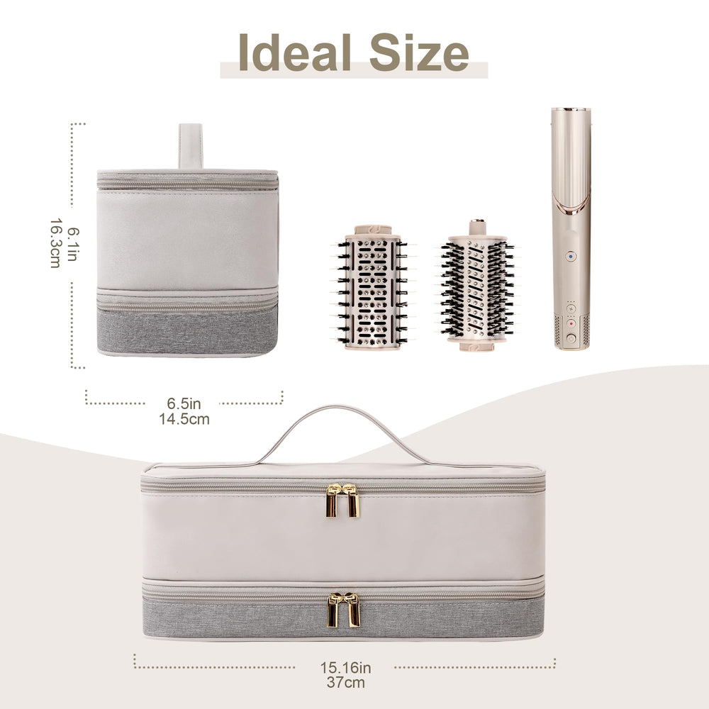 BAGCRAZY double-zipper-access design eases packing and retrieval on busy mornings.
