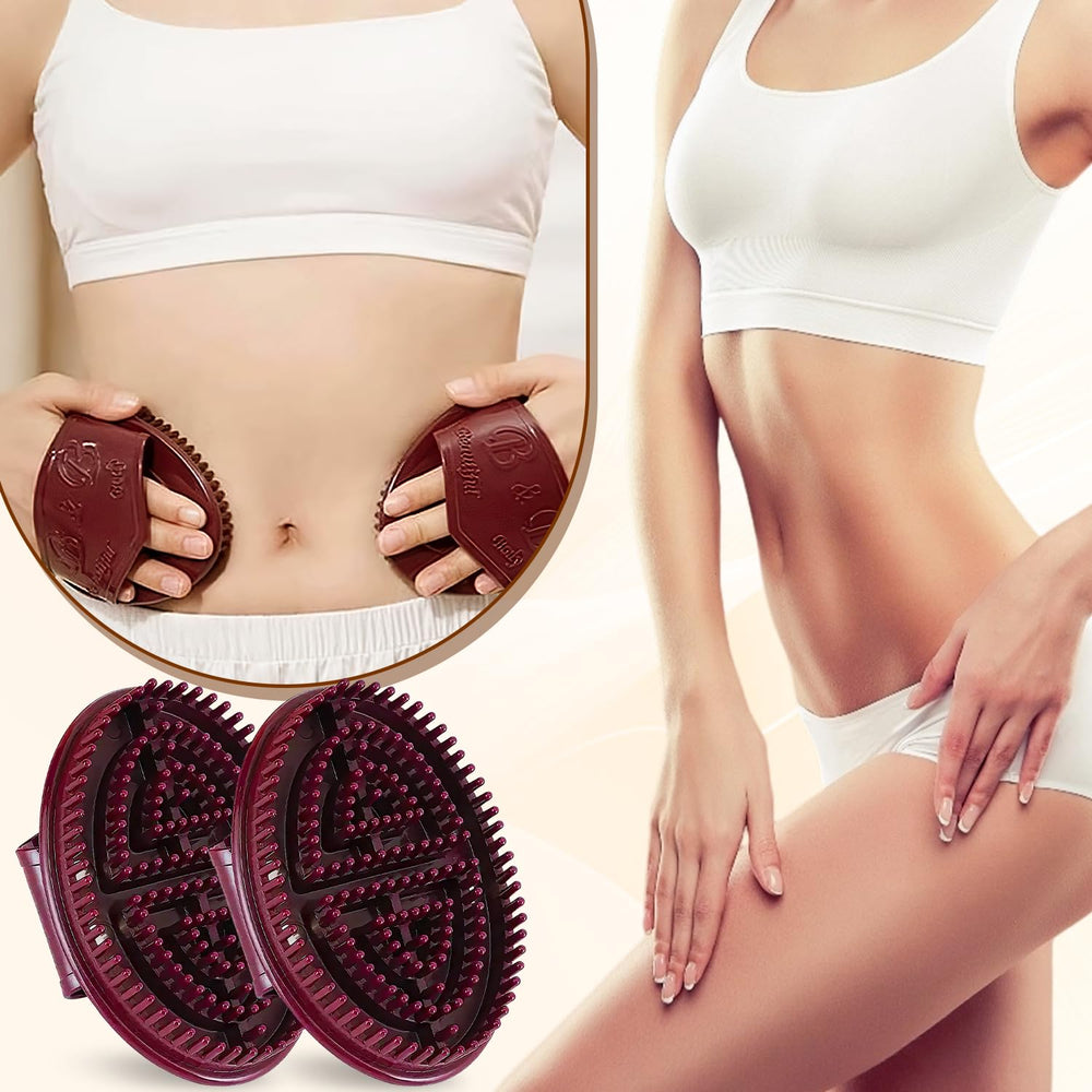 Bagistes Meridian Brush Massage side view shows ergonomic design for comfort.