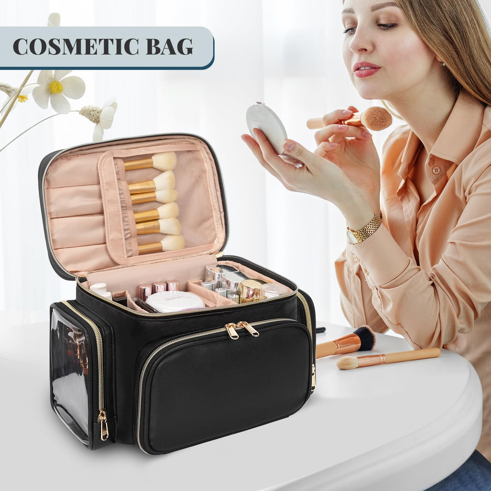Bagmoly makeup bag durable zippers for reliable use on trips