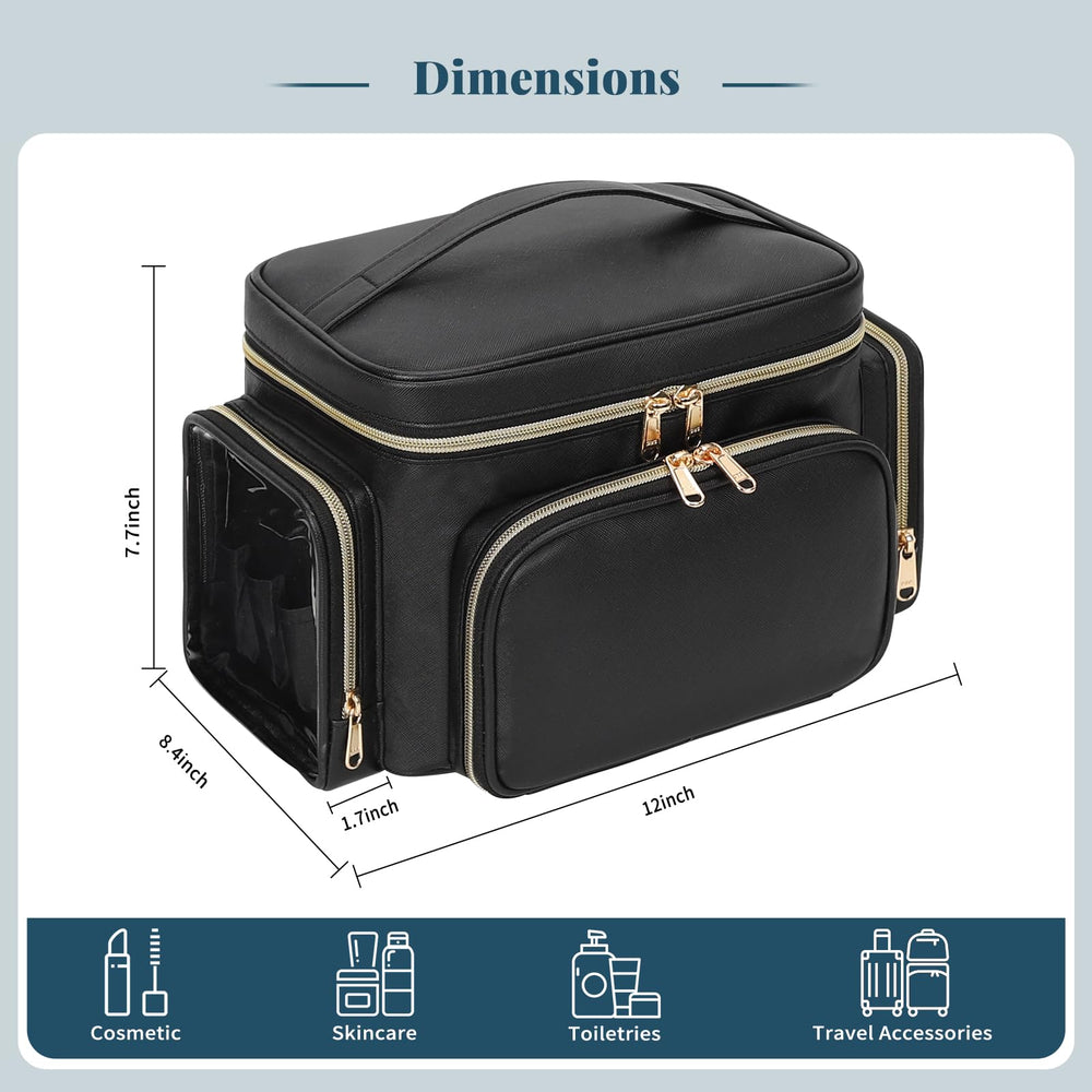 Bagmoly makeup bag dust cover protects contents during travel